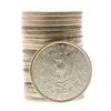 Image 2 : Roll of (20) Brilliant Uncirculated 1887 $1 Morgan Silver Dollar Coins