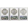 Image 2 : Lot of 1982Mo/1983Mo/1985Mo Mexico Libertad Onza Silver Coins NGC MS66