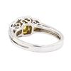 Image 3 : 18KT White and Yellow Gold 1.20 ctw Yellow and White Diamond Ring