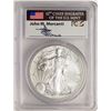 Image 1 : 2014-W $1 American Silver Eagle Coin PCGS MS70 Mercanti Signature
