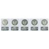 Image 2 : Lot of (5) 2005 $1 American Silver Eagle Coins NGC MS69