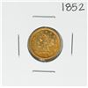 Image 1 : 1852 $2 1/2 Liberty Head Quarter Eagle Gold Coin