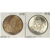 Image 1 : Lot of (2) 1978 Mexico Cien Pesos Silver Coins