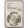 Image 1 : 1882-O $1 Morgan Silver Dollar Coin NGC MS63