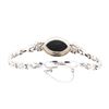 Image 2 : 14KT White Gold 1.10 ctw Diamond and Onyx Bracelet