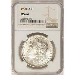 1900-O $1 Morgan Silver Dollar Coin NGC MS64