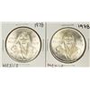 Image 1 : Lot of (2) 1978 Mexico Cien Pesos Silver Coins