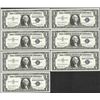 Image 1 : Lot of (7) Consecutive 1957B $1 Silver Certificate Notes