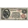 Image 1 : 1882 BB $5 Merchants NB of Newark, NJ CH# 1818 National Currency Note