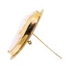 Image 2 : 10KT Yellow Gold Cameo Pin