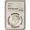 Image 1 : 1883-O $1 Morgan Silver Dollar Coin NGC MS64