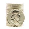 Image 1 : Roll of (20) Brilliant Uncirculated 1954 Franklin Half Dollar Coins