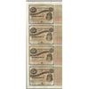 Image 1 : Uncut Sheet of (4) State of Louisiana Baby Bond Obsolete Notes