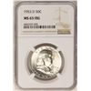 Image 1 : 1953-D Franklin Half Dollar Coin NGC MS65FBL