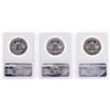 Image 2 : Lot of 1957-1959 Proof Franklin Half Dollar Coins NGC PF66