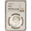 Image 1 : 1900-O $1 Morgan Silver Dollar Coin NGC MS64