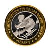 Image 1 : .999 Fine Silver Harrahs Casino Reno, Nevada $10 Limited Edition Gaming Token