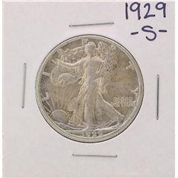 1929-S Walking Liberty Half Dollar Coin