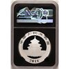 Image 2 : 2018 China Panda Silver Coin NGC MS70 Early Releases Black Core