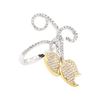 Image 1 : 14KT White and Yellow Gold 0.80 ctw Diamond Ring
