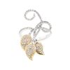Image 2 : 14KT White and Yellow Gold 0.80 ctw Diamond Ring