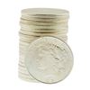 Image 1 : Roll of (20) Brilliant Uncirculated 1922 $1 Peace Silver Dollar Coins