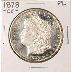 1878-CC PL $1 Morgan Silver Dollar Coin