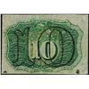 Image 2 : March 3, 1863 10 Cents Second Issue Fractional Currency Note