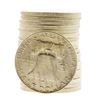 Image 2 : Roll of (20) Brilliant Uncirculated 1953-D Franklin Half Dollar Coins