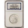 Image 2 : 1859-O Spike in 1 Seated Liberty Half Dollar Coin NGC Shipwreck Effect w/ Book