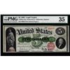 Image 1 : 1863 $5 Legal Tender Note Fr.63a PMG Choice Very Fine 35