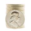 Image 1 : Roll of (20) Brilliant Uncirculated 1963 Franklin Half Dollar Coins