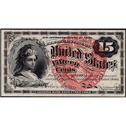 March 3, 1863 Fifteen Cents Fourth Issue Fractional Currency Note