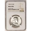 Image 1 : 1953-D Franklin Half Dollar Coin NGC MS65FBL