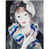 Image 1 : Marie Laurencin French Expressionist Tempera Paper