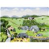 Image 1 : Grandma Moses American Modernist Tempera on Paper