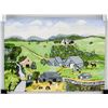 Image 2 : Grandma Moses American Modernist Tempera on Paper