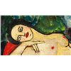 Image 3 : Illegibly Signed Oil on Canvas Lady Nude Portrait