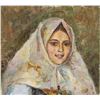 Image 3 : Oil on Canvas Portrait Russian Woman Signed Verso