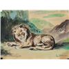 Image 1 : Eugene Delacroix French Romanticist Watercolor