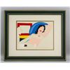 Image 2 : Illegibly Signed Acrylic on Board Nude Portrait
