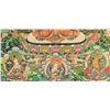 Image 4 : Chinese Print Manjushri Tangka on Fabric