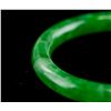 Image 2 : Burma Green Jadeite Carved Bangle
