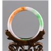Image 2 : Chinese Tri-tone Jadeite Carved Bangle