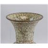 Image 2 : Chinese Crackle Gu Shape Porcelain Vase