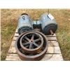 Image 1 : 2 WESTINGHOUSE 3 PHASE 20HP ELECTRIC MOTORS & ASSORTED PULLEYS