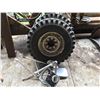Image 1 : 2 BRIDGESTONE TRUCK TIRES WITH RIMS 7.5-16LT & 2 TRUCK TRAILER MIRRORS FOR GMC