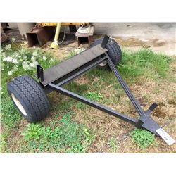 SMALL 2 WHEEL STEEL CONSTRUCTED YARD TRAILER