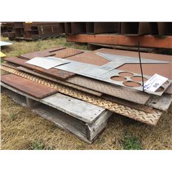 PALLET OF ASSORTED STEEL SHEET