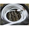Image 1 : APPROX 100' FIRE HOSE WITH NOZZLE